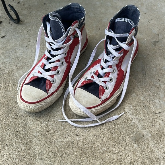 Converse Flag High Tops size 6 women’s - Picture 2 of 7